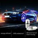 2Pcs/Set Auto Car Wheel Tyre Tire Air Valve Stem LED Light Cap Cover Accessories