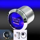 Vehicle Engine Start Press Button Push Switch Ignition Starter Blue Light
