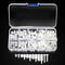 150pcs White Nylon M2 M2.5 M3 M4 M5 Hex Screw Bolt Nut Standoff Spacer Kits ZGK