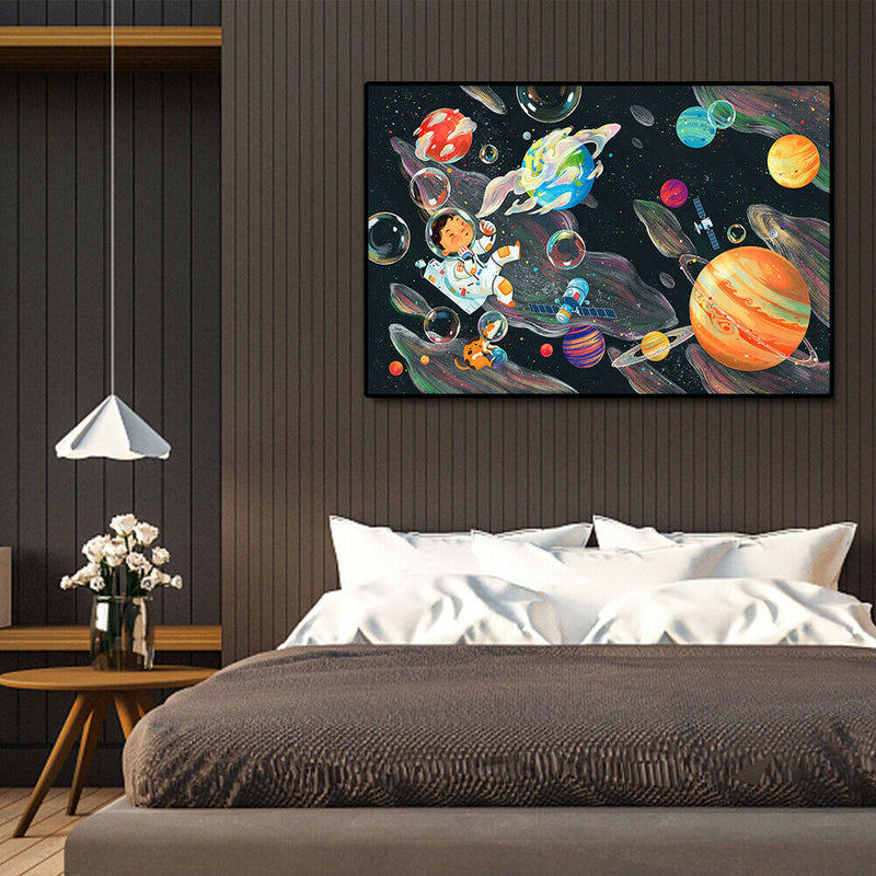 75 X 50cm 1000pcs Paper Jigsaw Puzzles Planet Paradise Assembling Picture