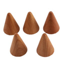 1 Set Showcase Wood Jewelry Display Stand Rings Display Stand for Earrings,