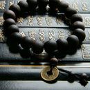 Fashion Men Wood Wrist Bracelet Buddha Buddhist Tibet Mala Prayer Beads Super