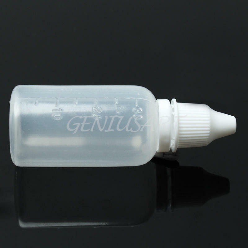 10x 30ml Empty Dropper Bottles Squeezable Eye Liquid Storage Container Wholesale