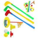Golf Putter Set Kids Plastic Golf Outdoor Game Kit Club Caddy Ball Fun Play3 Kw