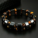 Magnetic Hematite Stretch Bracelet Bangle Chain Pain Relief Energy Powerful New