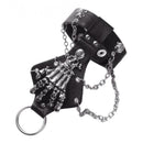 Rock Bracelet Alloy Dead Leather Skeleton Custom Accessory Fashion Halloween
