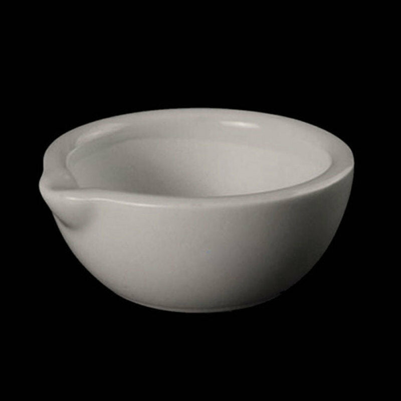 1 Set White Topping Actual Porcelain Mortar+Pestle Mixing Grinding Bowl DIY Tool