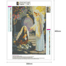 5D DIY Full Drill Diamond Painting Easter Theme Cross Stitch Embroidery Kit