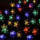 20LED 5m Solar Cherry Blossom String Light Decorative Lamp (Four Colors)
