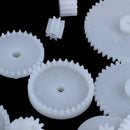 80PcsPlastic DIY Robot Gear Kit Gearbox Motor Gear Set For DIY Car Robot E5H8