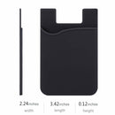 Adhesive Phone Wallet, [3 Pack] Ultra Thin Stick-on Silicone Credit Card Ho Q7Y2