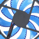 15 Lights LED PC Computer Chassis Fan Case Heatsink Cooler Cooling Fan DC 1 C2E3
