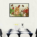 5D DIY Full Drill Diamond Painting Cute Rabbit Cross Stitch Embroidery Kits