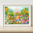 Garden 5D Diamond Painting DIY Full Round Drill Mosaic Rhinestone Drawing
