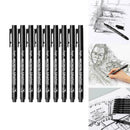 12Pcs Micron Pen Needle Waterproof Drawing Pens Lettering Markers Sketch Ma U2W6