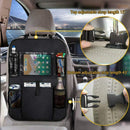 Backseat Car Organizer Car Seat Back Protectors with Clear 10 inch Tablet H C6C9