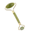 Double Rollers Jade Stone Massage Stick Wand - Rejuvenate Skin Firming for Face