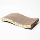 Scratching Board For Cat With Catnip S Type 41x20.5x4cm K1J6