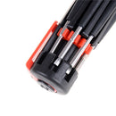 8 in 1 Multi Portable Screwdriver With 6 LED Torch Tools Light Up Flashlight"SME