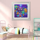 5D DIY Special Shaped Diamond Painting Flower Pattern Needlework Home Decor
