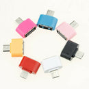 5 pcs  Micro USB Male to USB 2.0 Female Adapter OTG Converter For Android New