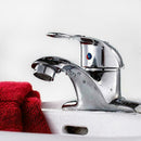 Hot & Cold Water Kitchen Sink Mixer Taps Spout Single Faucet Lever Tap B9C3