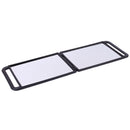 Double Sided Barber Salon Makeup Hair Stylist Hand-Held Mirror w/ Two Handles