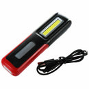 USB Rechargeable 3W COB LED Work Light Magnetic Emergency Flashlight Torch,