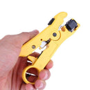 Multifunction Coaxial Cable Stripper Clamp Crimping Pliers for RG69/6/11/7