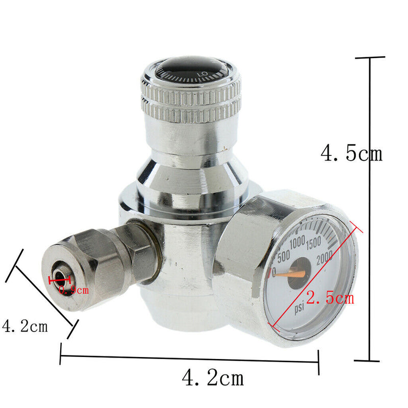 Aquarium CO2 Regulator G5/8  Valve Easy to Adjust CO2 Level in Tank