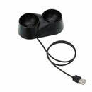 For PS4 Dual Remote Controller Charger Dock Station Fast Charging Stand Black