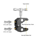 Super Clamp Crab Aluminum Alloy Pliers Clip with 1/4inch-20 and 3/8inch-16