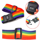 Luggage Straps Adjustable Suitcase Baggage Belts with 3-Dial Combination FT