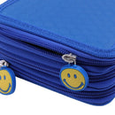 Student Pen Pencil Case 3 Layer Oxford Brush Holder Makeup Pouch Storage Ba