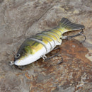 'Alive' Multi Jointed fishing Fish lures Bait Bass Crankbaits Tackle Popp  OXJ