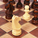 3 in 1 Wooden International Folding Chess Set Board Game Fun Toys (34x34cm)