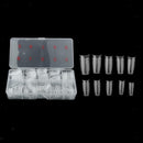 500x French Girls French False Nails Tips Full Cover for Salon Nail Design