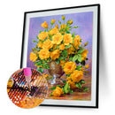 Flowers 5D Diamond Painting Cross Stitch Kit Rhinestones Home Decor Craft