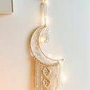 Bohemian Chic Wall Hanging Tapestry Mandala Moon Dreamcatcher Woven Knit WsJ Gw