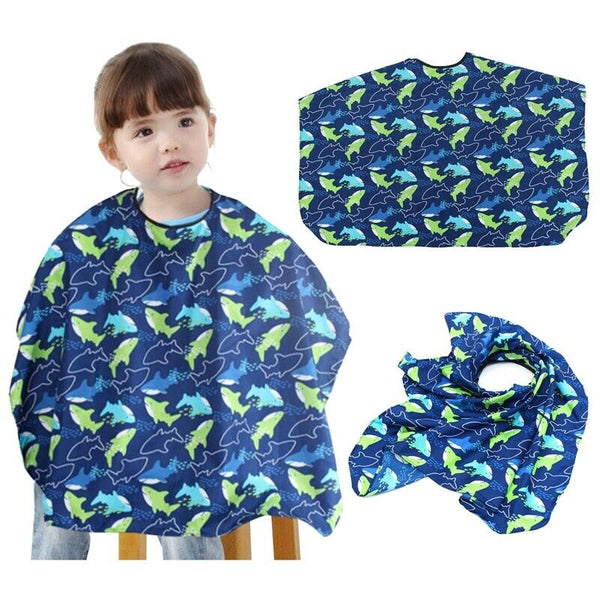 New Dolphin Child Salon Barber Hairdresser Hairdressing Hair Cutting Gown C O8W6