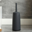 Toilet Brushes and Holders Toilet Bowl Brush with Holder Black for Bathroom M1D4