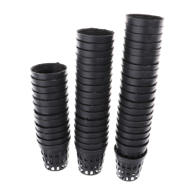 100pcs Reusable Durable Aquatic Plant Basket Water Grass Cultivate Cups M