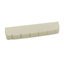 43mm Pre-Slotted Cattle Bone Bass Nut Replacement Flat Bottom Compatible with