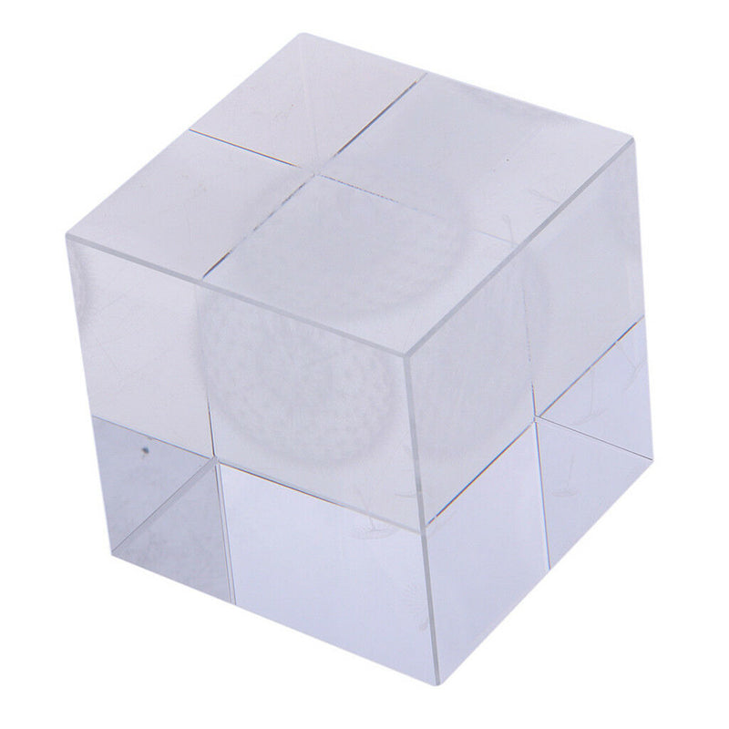 Dandelion Crystal Cube Paperweight Fengshui Crystal Home Decoration Props