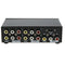 4Port AV Switch 3 RCA Splitter Adapter 1 Input 4 Output L/R Audio Video Switcher