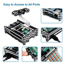 Acrylic Development Board Protective Box for Raspberry Pi 4B w/ Cooling Fan