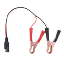 Universal 18AWG SAE to Crocodile Clips Solar Batteries Extension Chargers Cable