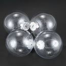 Clear DIY Baubles Shatterproof Seamless Plastic XMAS Ball Home Tree Decor G