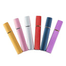 6pcs 12ml Travel Refillable Perfume Bottle Aluminum Casing Glass Liner Fine Mist