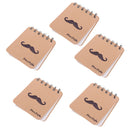 Lovely Exquisite Student Mustache Series Beard Notebooks Note Pad Diary Memo